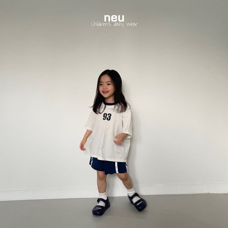 Neu - Korean Children Fashion - #discoveringself - 93 Block Tee - 4