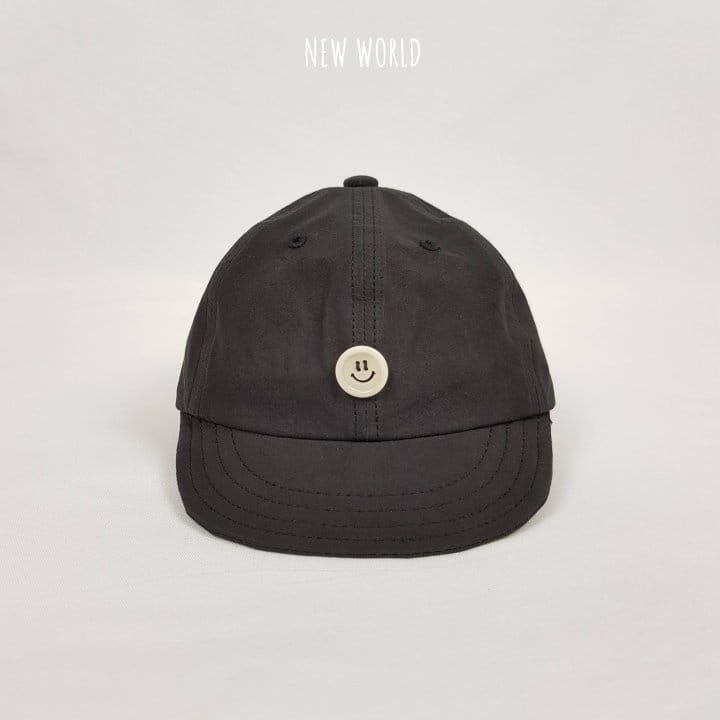 New World - Korean Baby Fashion - #babyfever - Smile Button Yamche Hat