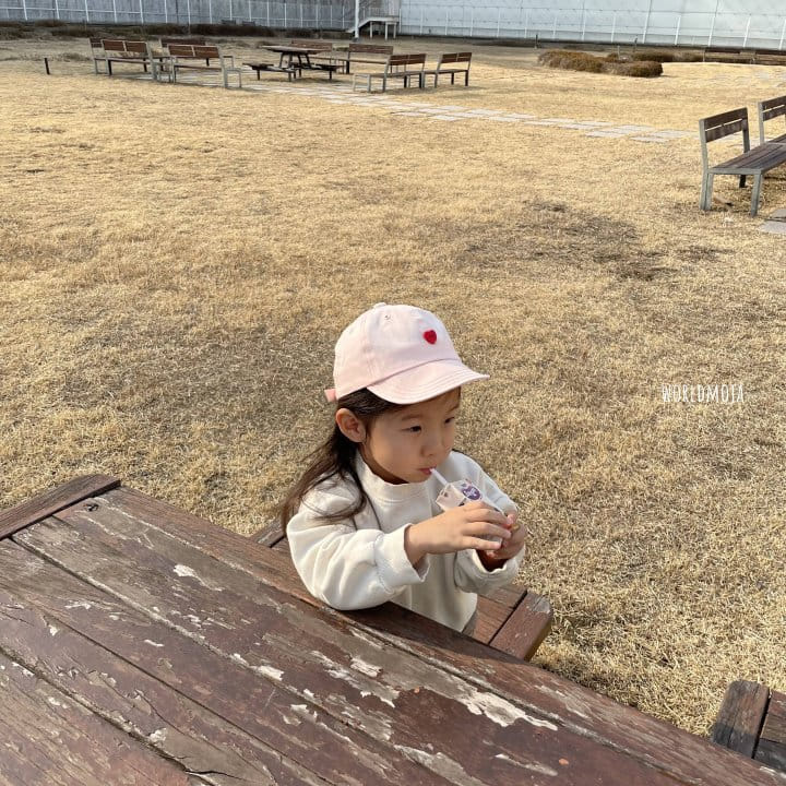 New World - Korean Baby Fashion - #babyoutfit - Heart Button Yamche Hat - 10