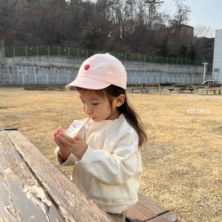 New World - Korean Baby Fashion - #babyoutfit - Heart Button Yamche Hat - 11