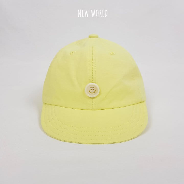 New World - Korean Baby Fashion - #babyoutfit - Smile Button Yamche Hat - 7