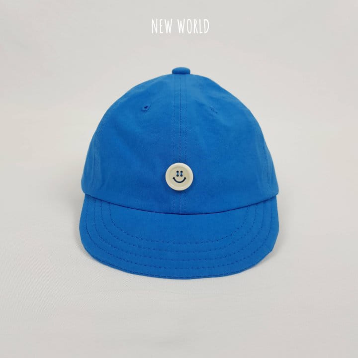 New World - Korean Baby Fashion - #onlinebabyboutique - Smile Button Yamche Hat - 9