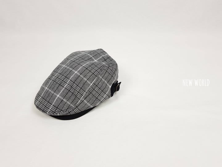 New World - Korean Children Fashion - #kidzfashiontrend - Check Hunting Cap - 4