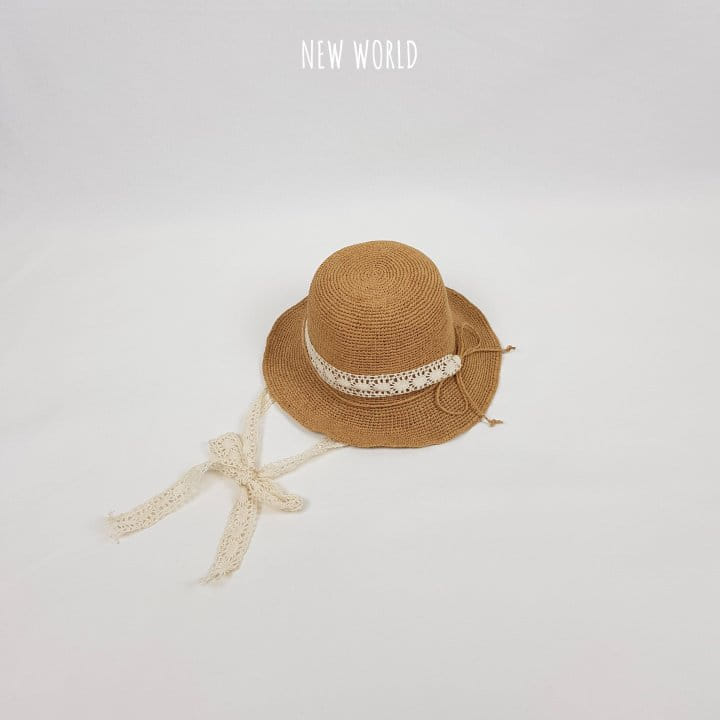 New World - Korean Children Fashion - #Kfashion4kids - Jisa Lace Pyeong Brim Hat - 5