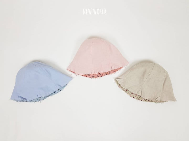 New World - Korean Children Fashion - #childofig - Flower Reversible Bucket Hat - 4
