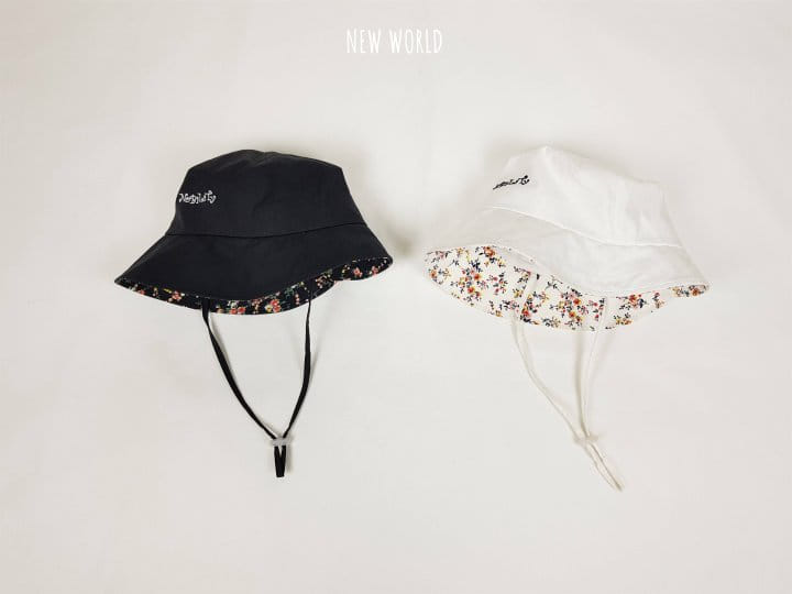 New World - Korean Children Fashion - #childofig - Flower String Bucket Hat - 3