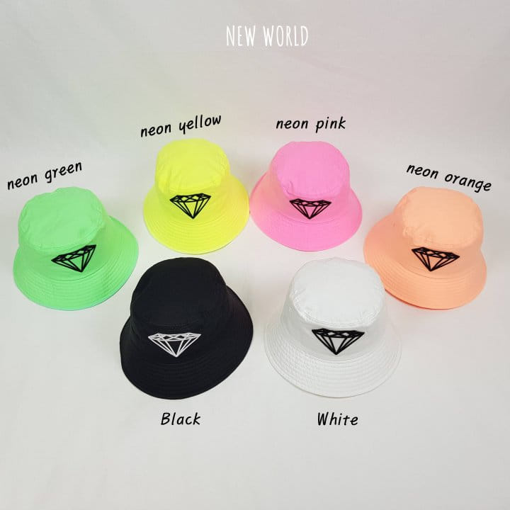 New World - Korean Children Fashion - #childofig - Neon Dia Bucket Hat - 2