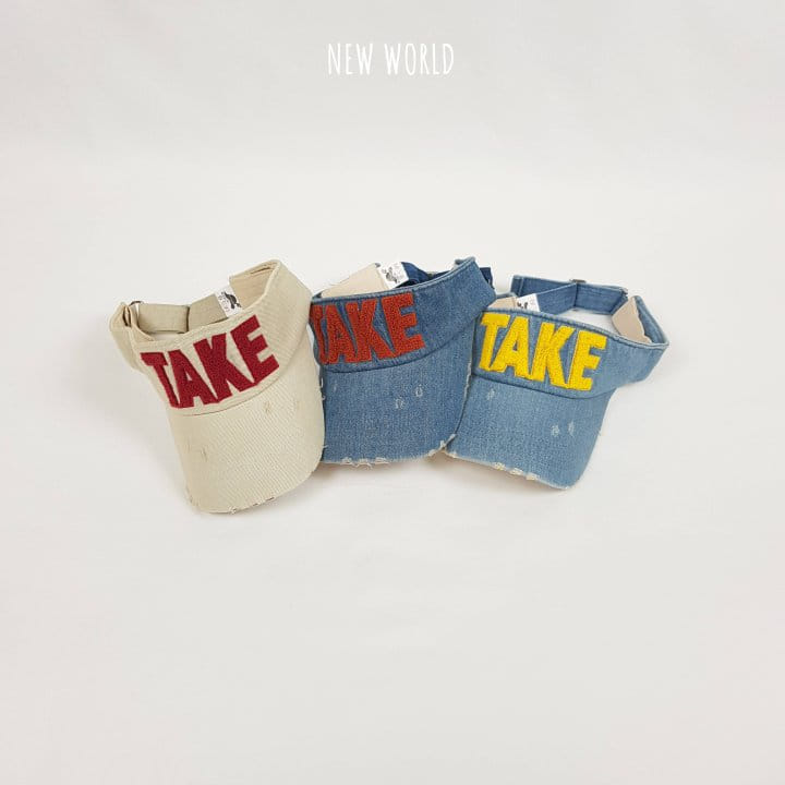 New World - Korean Children Fashion - #childofig - Adult Take Denim Sun Cap - 5