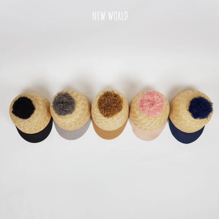 New World - Korean Children Fashion - #childofig - Straw Bell Riding Hat - 2