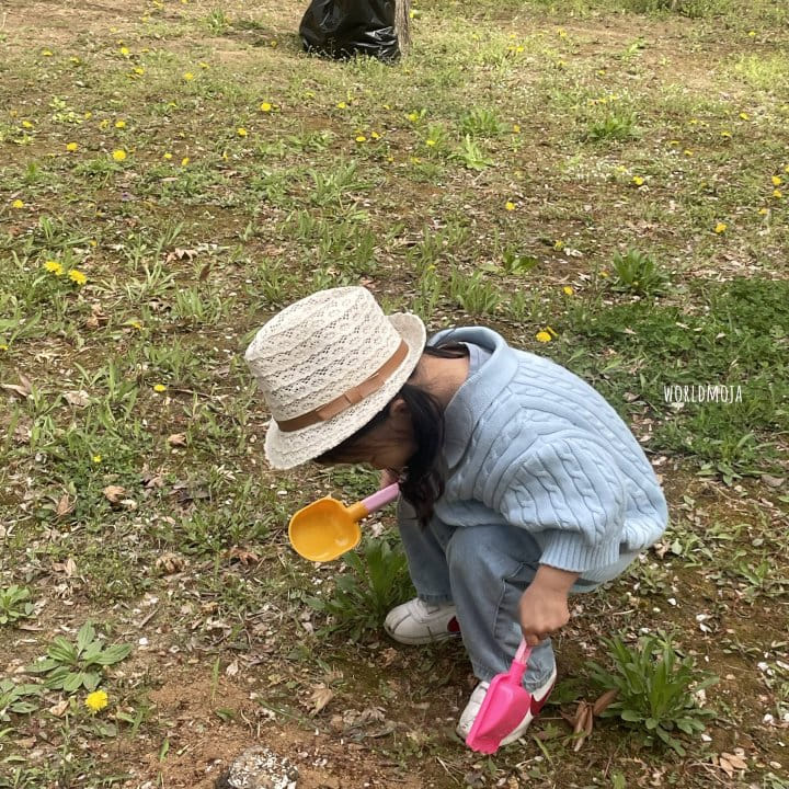 New World - Korean Children Fashion - #childofig - Lace Fedora
