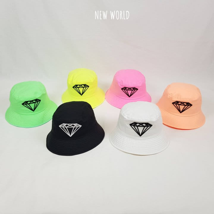 New World - Korean Children Fashion - #childrensboutique - Neon Dia Bucket Hat - 3