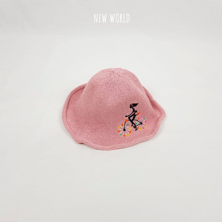 New World - Korean Children Fashion - #childrensboutique - Jisa Embroidery Bucket Hat - 7