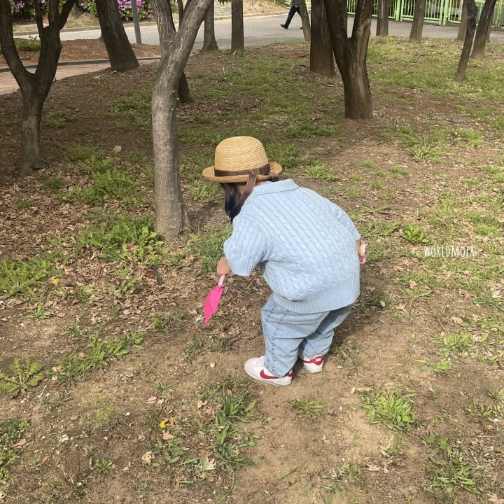 New World - Korean Children Fashion - #childrensboutique - Straw Ribbon Chaplin Hat - 2