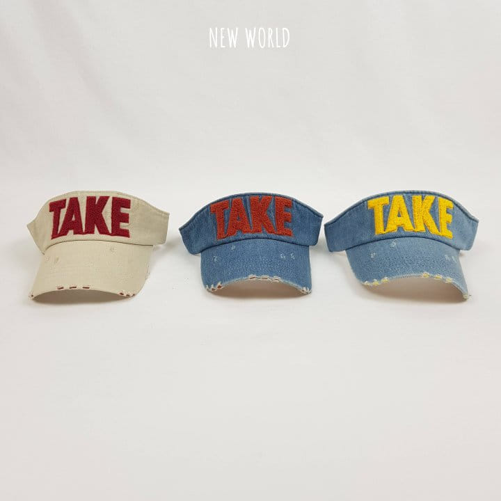 New World - Korean Children Fashion - #designkidswear - Adult Take Denim Sun Cap - 7
