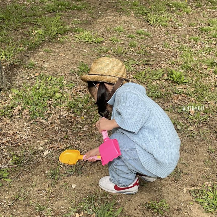 New World - Korean Children Fashion - #designkidswear - Straw Ribbon Chaplin Hat - 3