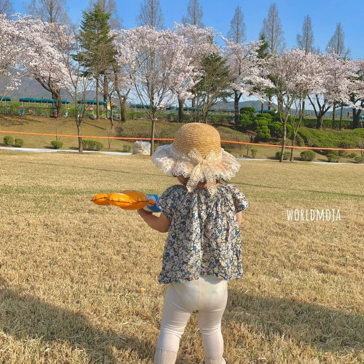 New World - Korean Children Fashion - #designkidswear - Straw Lace Hat - 2