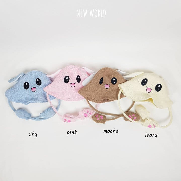 New World - Korean Children Fashion - #designkidswear - Movable Ear Rabbit Bucket Hat - 2