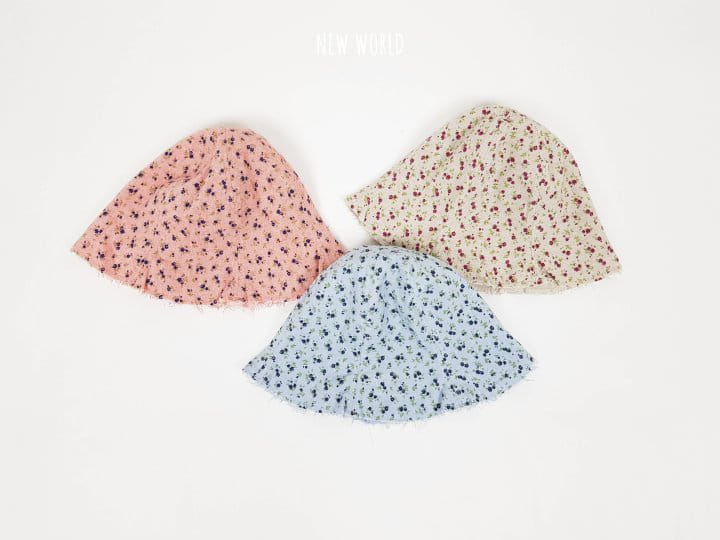 New World - Korean Children Fashion - #discoveringself - Flower Reversible Bucket Hat - 7