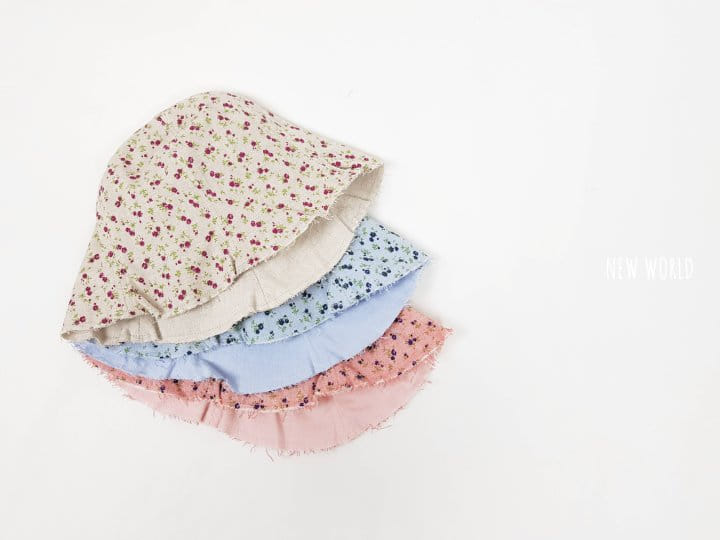 New World - Korean Children Fashion - #fashionkids - Flower Reversible Bucket Hat - 8
