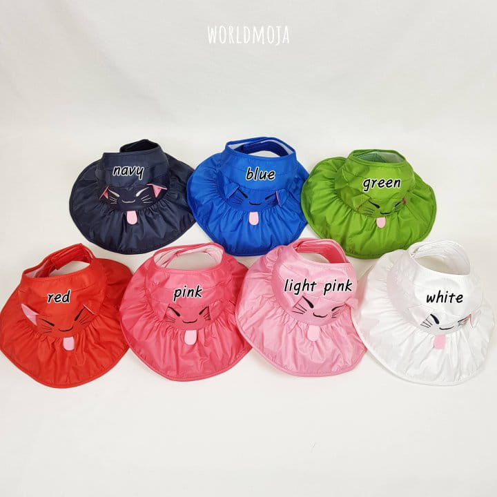New World - Korean Children Fashion - #fashionkids - P Cat Sun Cap - 2