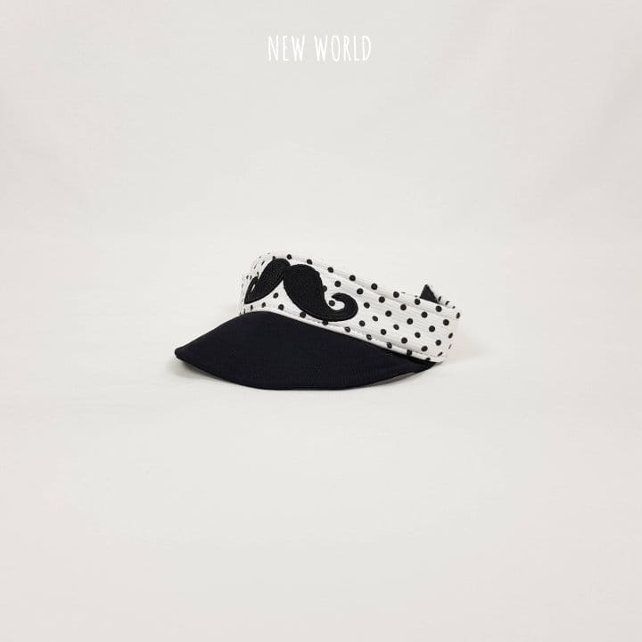 New World - Korean Children Fashion - #fashionkids - Dot Mustache Sun Cap - 10