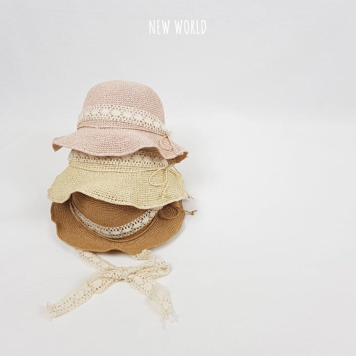New World - Korean Children Fashion - #fashionkids - Jisa Lace Pyeong Brim Hat
