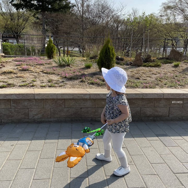 New World - Korean Children Fashion - #kidsshorts - Punching String Bucket Hat - 5