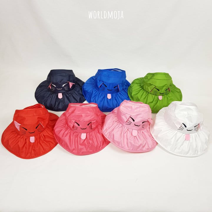New World - Korean Children Fashion - #kidsshorts - P Cat Sun Cap - 3