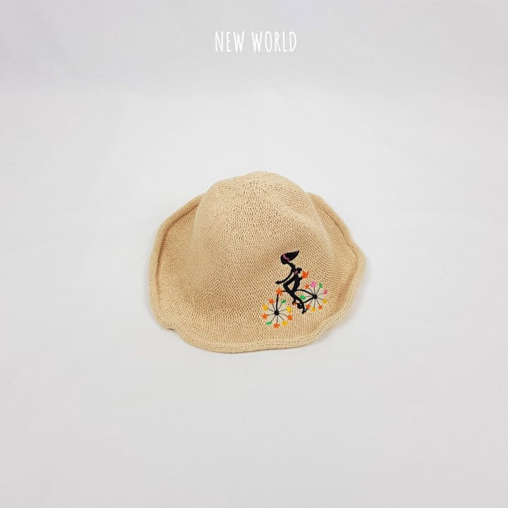 New World - Korean Children Fashion - #kidsshorts - Jisa Embroidery Bucket Hat - 11