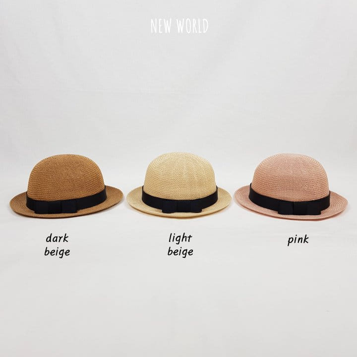 New World - Korean Children Fashion - #kidsshorts - Jisa Ribbon Round Hat - 3