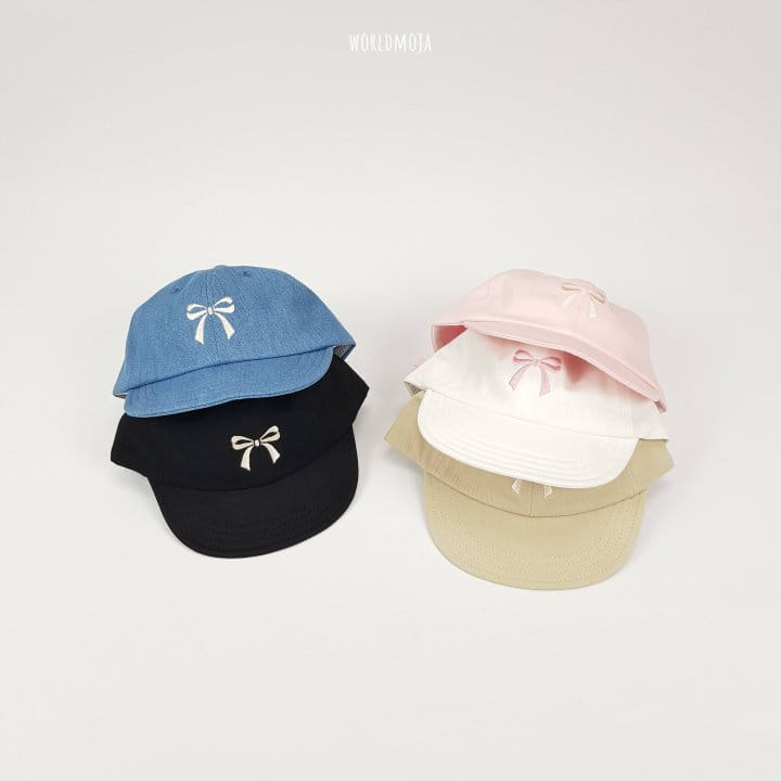 New World - Korean Children Fashion - #kidsshorts - Ribbon Embroidery Yamche Cap - 6