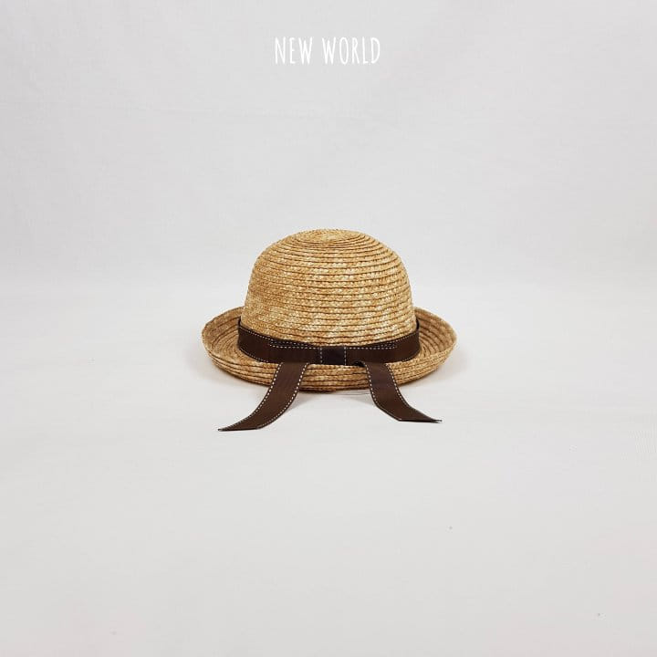 New World - Korean Children Fashion - #kidsshorts - Straw Ribbon Chaplin Hat - 6
