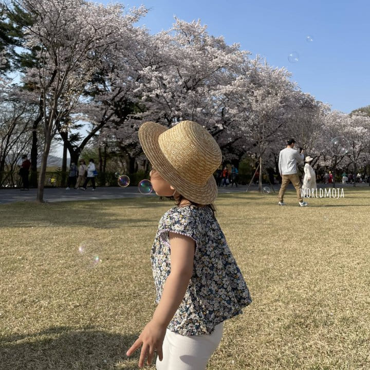 New World - Korean Children Fashion - #kidsshorts - Muzi Straw Hat