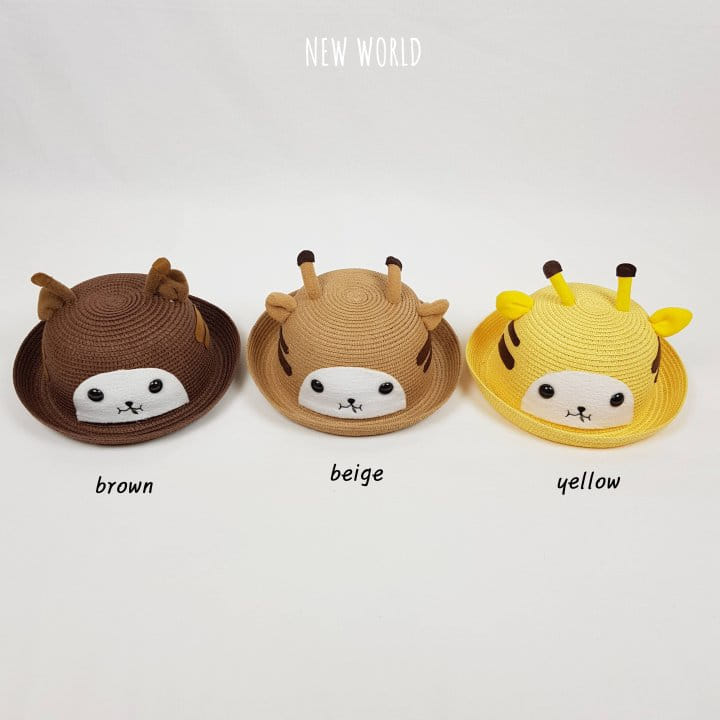 New World - Korean Children Fashion - #kidsshorts - Giraffe Fedora