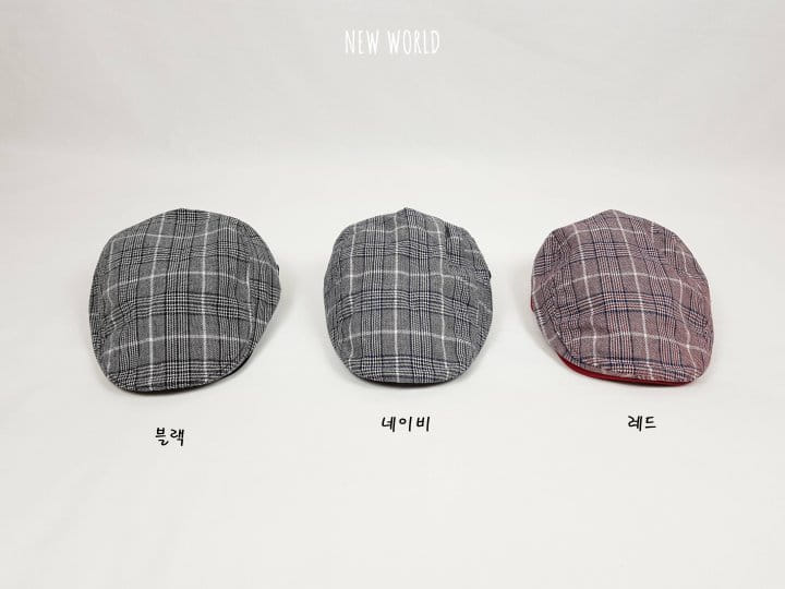 New World - Korean Children Fashion - #kidsstore - Check Hunting Cap - 2