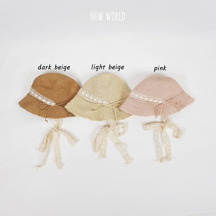 New World - Korean Children Fashion - #kidsstore - Jisa Lace Pyeong Brim Hat - 3