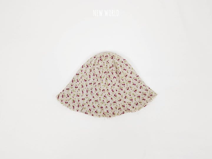New World - Korean Children Fashion - #kidzfashiontrend - Flower Reversible Bucket Hat - 11