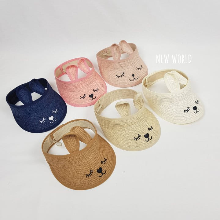 New World - Korean Children Fashion - #kidzfashiontrend - Jisa Rabbit Sun Cap - 3