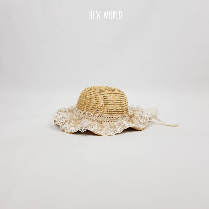 New World - Korean Children Fashion - #kidzfashiontrend - Straw Lace Hat - 7