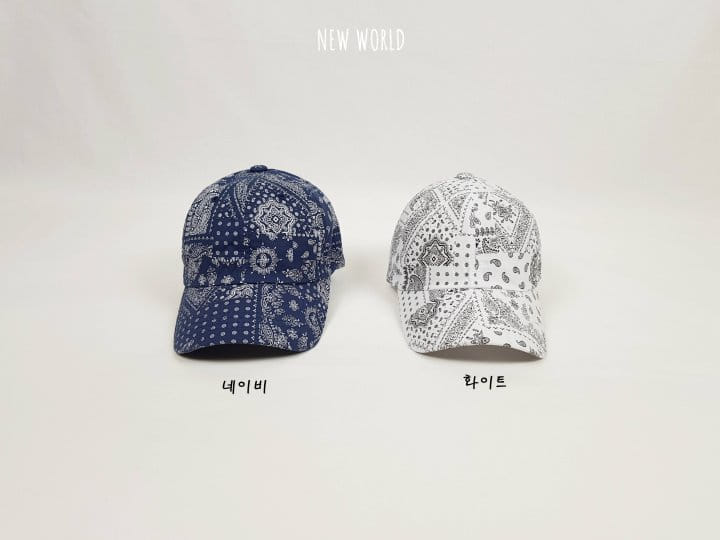 New World - Korean Children Fashion - #littlefashionista - Paisely Ball Cap - 3