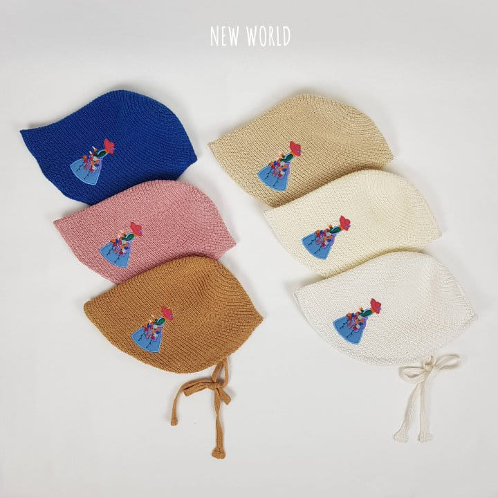 New World - Korean Children Fashion - #Kfashion4kids - Jisa Heidy Wide Bonnet - 4