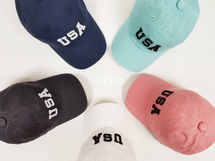 New World - Korean Children Fashion - #magicofchildhood - Child USA Ball Cap