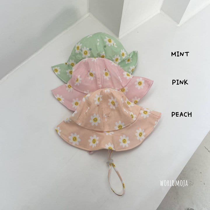 New World - Korean Children Fashion - #magicofchildhood - Smile Flower Bucket Hat - 3