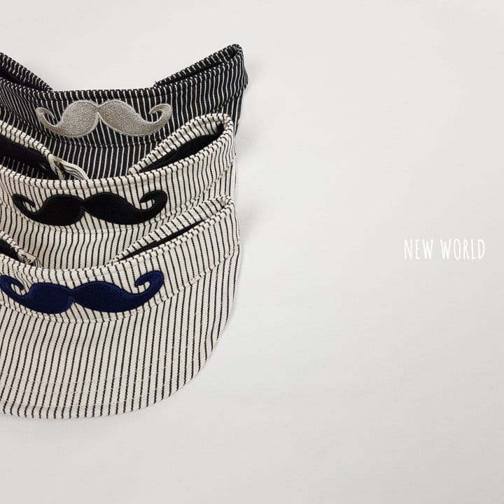 New World - Korean Children Fashion - #magicofchildhood - ST Mustache Sun Cap