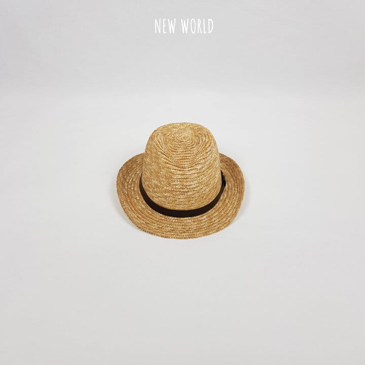 New World - Korean Children Fashion - #minifashionista - Straw Fedora