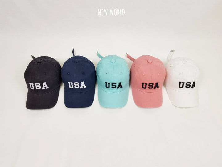 New World - Korean Children Fashion - #prettylittlegirls - Child USA Ball Cap - 3