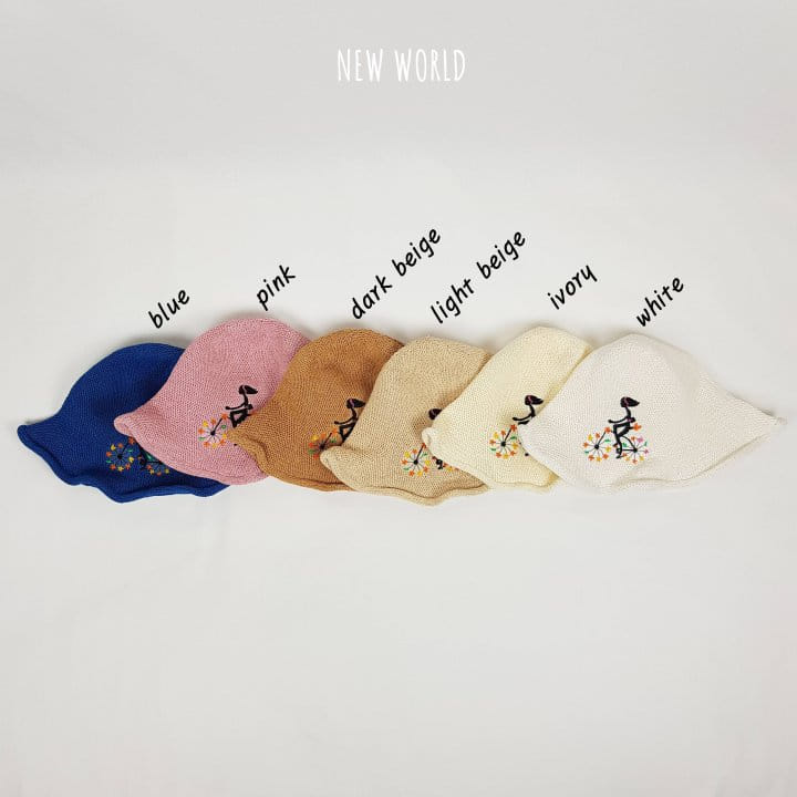 New World - Korean Children Fashion - #prettylittlegirls - Jisa Embroidery Bucket Hat - 2