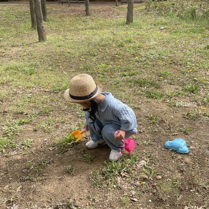 New World - Korean Children Fashion - #prettylittlegirls - Chaplin Straw Hat - 3