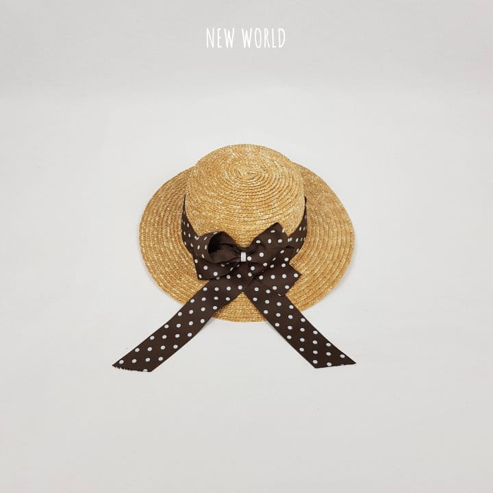 New World - Korean Children Fashion - #prettylittlegirls - Straw Dot Hat - 11