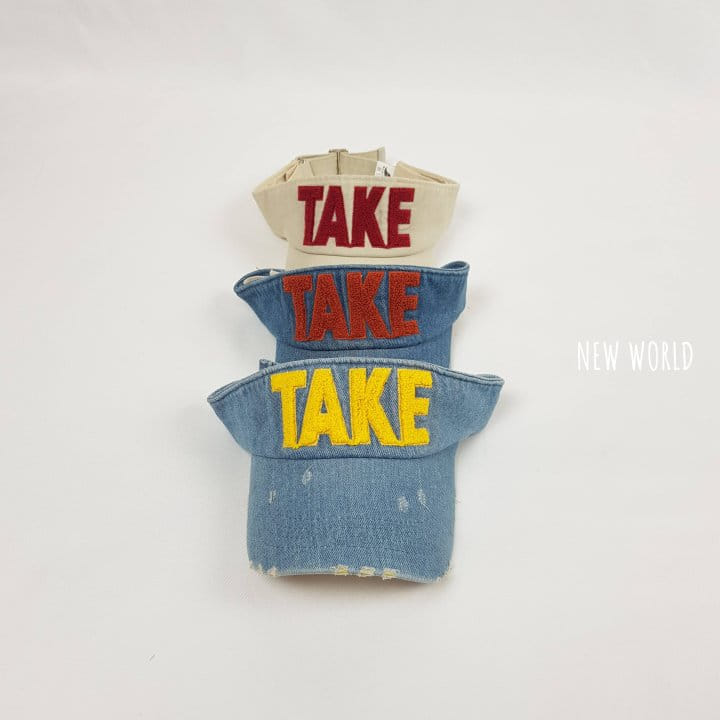 New World - Korean Children Fashion - #toddlerclothing - Adult Take Denim Sun Cap - 4